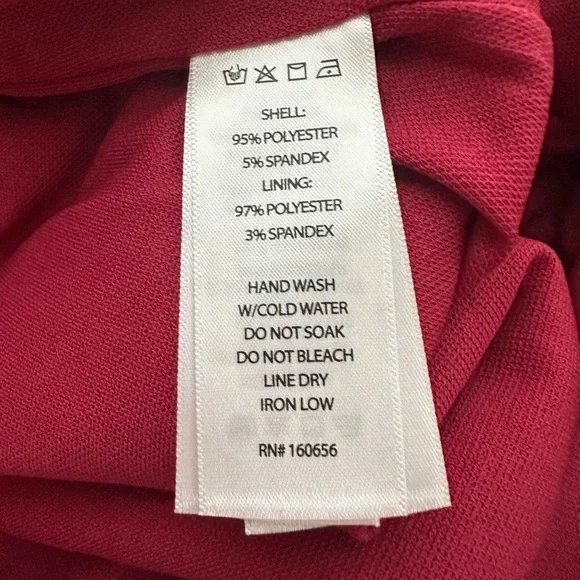 Sincerely Jules Sparkling Scarlet High Waist Shorts - Picture 7 of 7